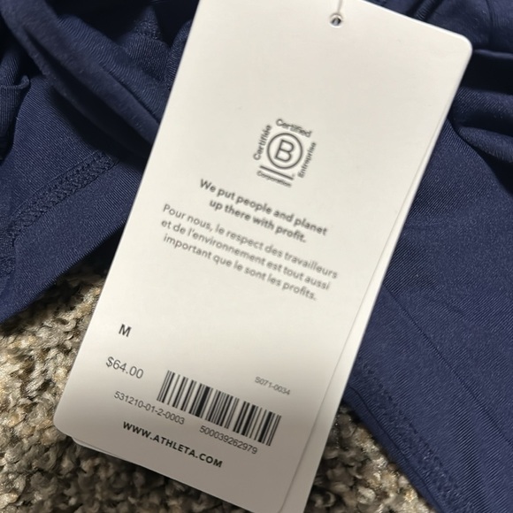 NWT! Athleta Navy Plunge Tankini A-C - Multiple Sizes🩵 - Picture 8 of 10